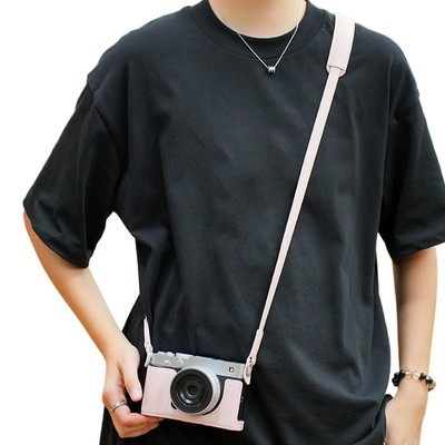 NEW Photo Camera Genuine leather cowhide Bag Body BOX grip Case