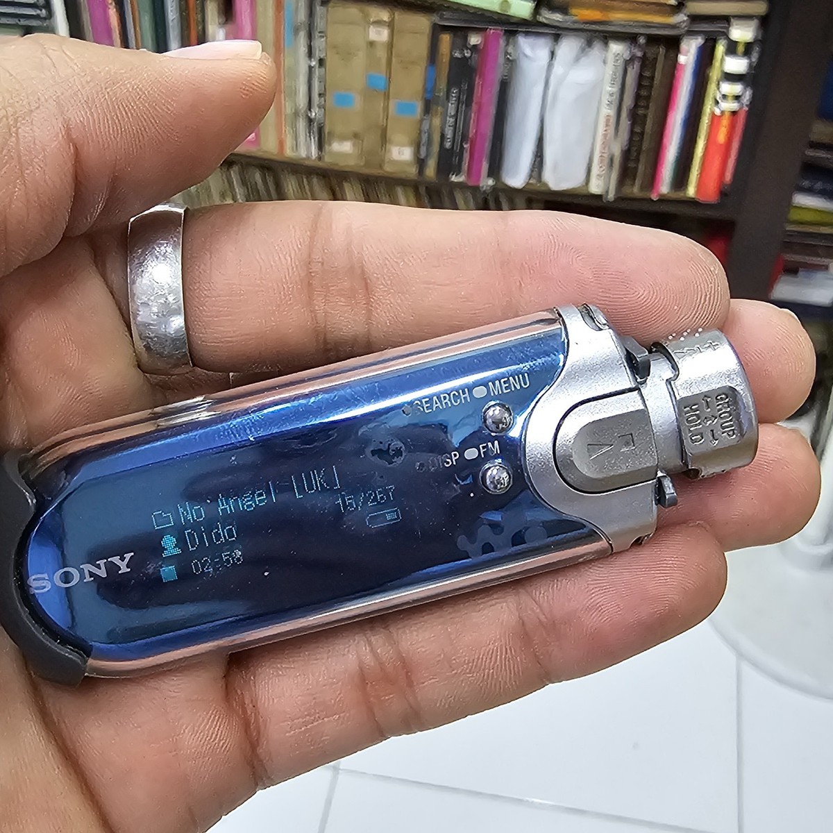 SONY NW-E507 Portable Audio Player 1GB Blue - Limited Edition