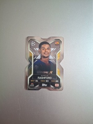 Topps Match Attax 25/26 Extra Champions League Chrome X #CX4 Marcus Rashford
