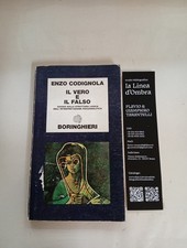 Enzo CODIGNOLA Il vero e il Falso Boringhieri 1977