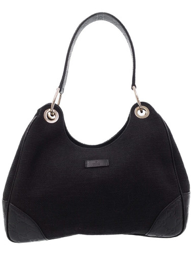 Gucci Canvas Guccissima Colbert Hobo bag black