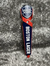 Samuel Adams Boston Lager Remastered Beer Tap Handle Blue Red