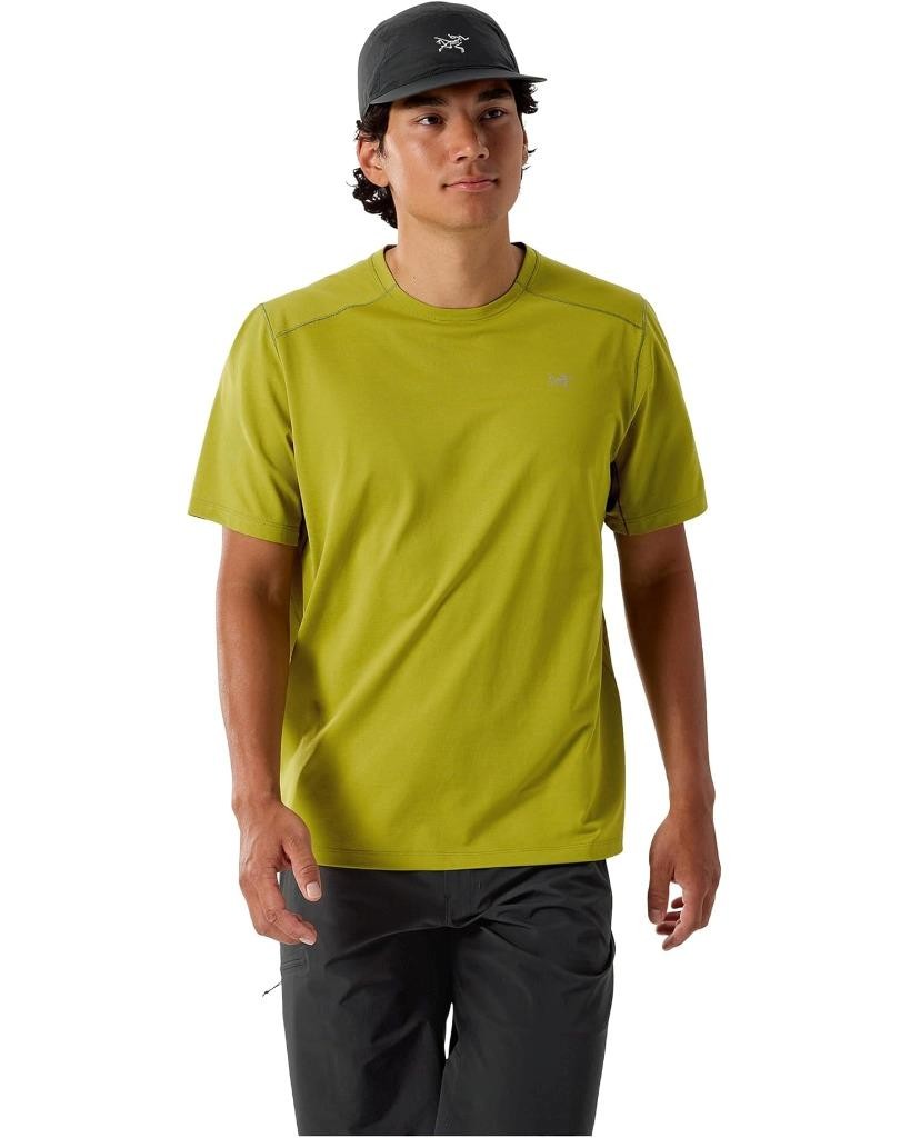 (取寄) アークテリクス メンズ コーマック クルー ショート スリーブ Arc'teryx men Cormac Crew Short Sleeve Olive Moss Heather Arcteryx Cormac Crew Shirt SS Men's Size Medium Color Olive Moss