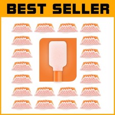 Large Foam Swabs 1000 pcs - Orange - 5.25" - Cleanroom C714C
