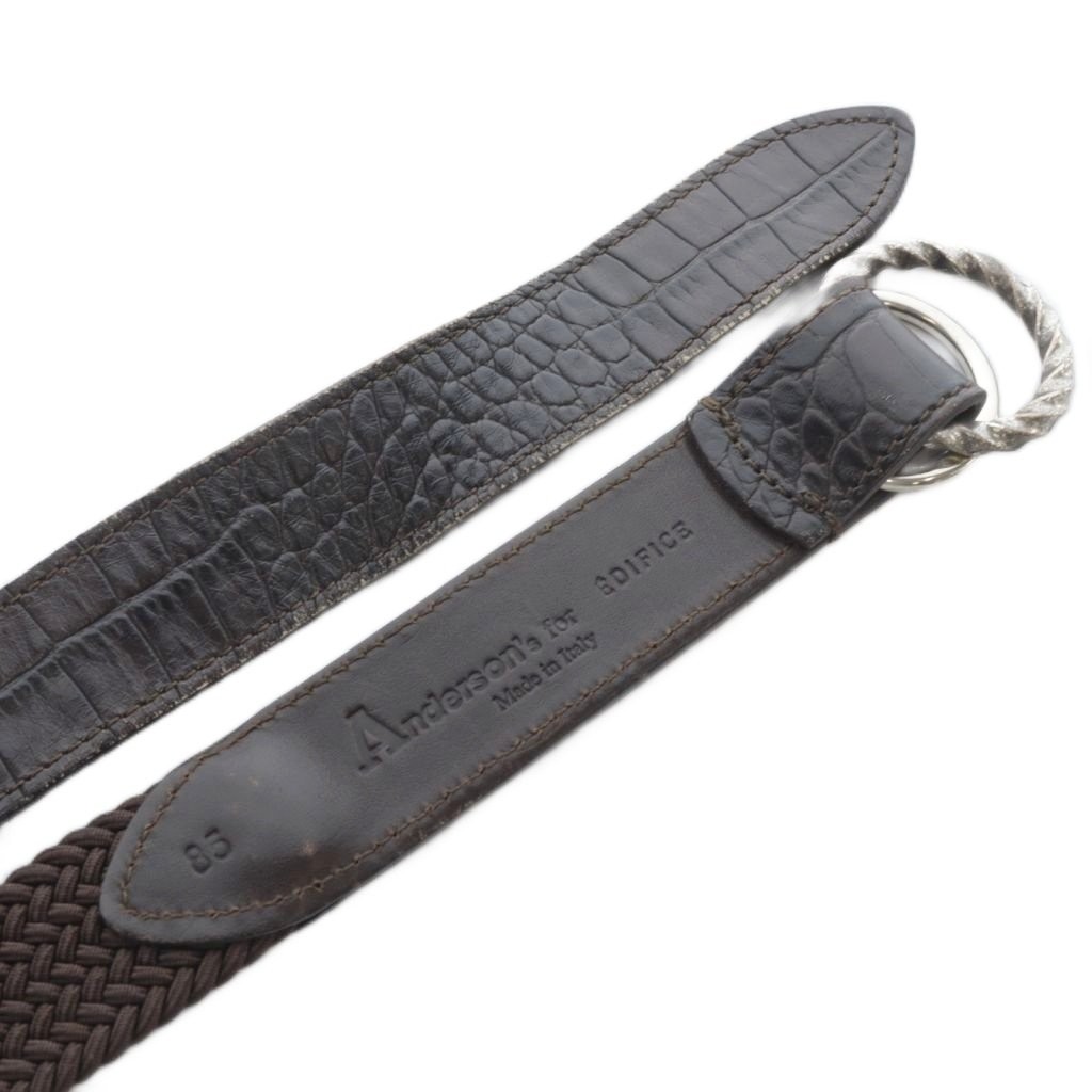 Anderson'S For Edifice Double Ring Buckle Belt 85… - image 5
