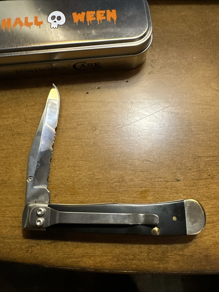 Case XX 2021 2154AC 10601 Halloween Kickstart TrapperLock Pocket Knife 3867 - Image 3 of 4