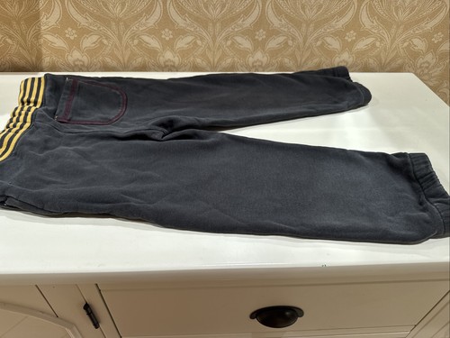 NEW Mini Boden Boy’s Size 4 Black & Yellow Elastic Waist Sweatpants - Picture 4 of 4