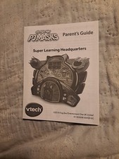 VTECH PJMASKS SUPER LEARNING HEADQUARTERS REPLACEMENT PARENTS GUIDE MANUAL ONLY
