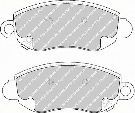 KIT PASTIGLIE FRENO FORD Transit Dal 2000 al 2006