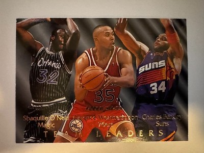 1994-95 Fleer - Team Leaders - Shaquille O'Neal, Barkely, Weatherspoon #7