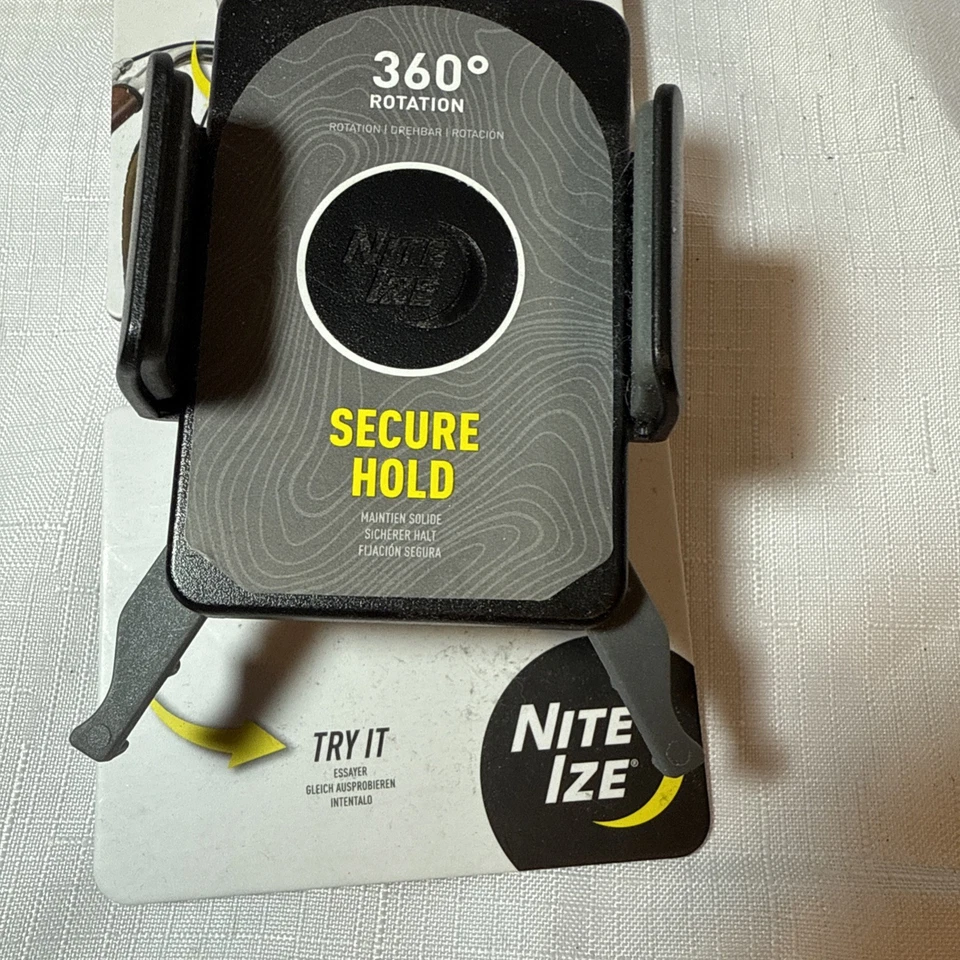 Nite Ize Squeeze Rotating Smartphone Phone Bar Mount Bike Bicycle Stroller NEW - Image 3 of 4
