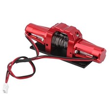 RC Car Winch, Dual Motor for SCX10/TRX4 1/10 RC Car, Car Winch with Aluminium