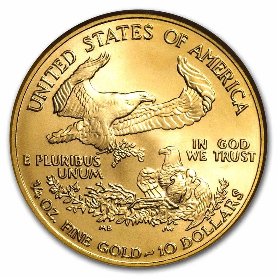 2002 1/4 oz American Gold Eagle MS-69 NGC - Image 3 of 3