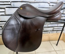 17-17 1/2” Wide Excelle English GP Saddle - Brown