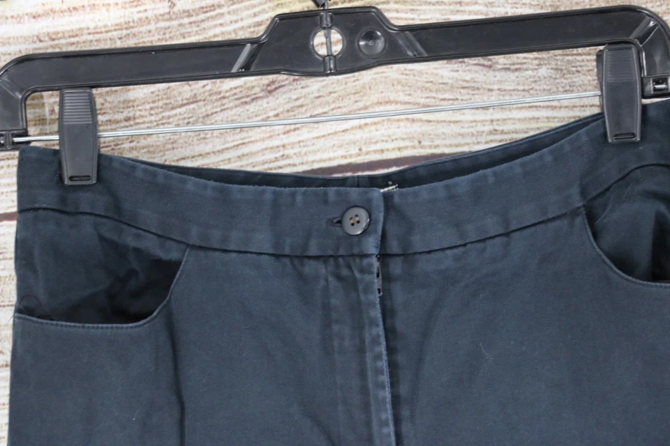 VINTAGE Real Clothes Womens Size 10 Cropped High Rise Pants Black - Image 2 of 4