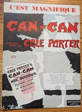 C'est Magnifique Sheet Music 1953 Cole Porter From Can-Can