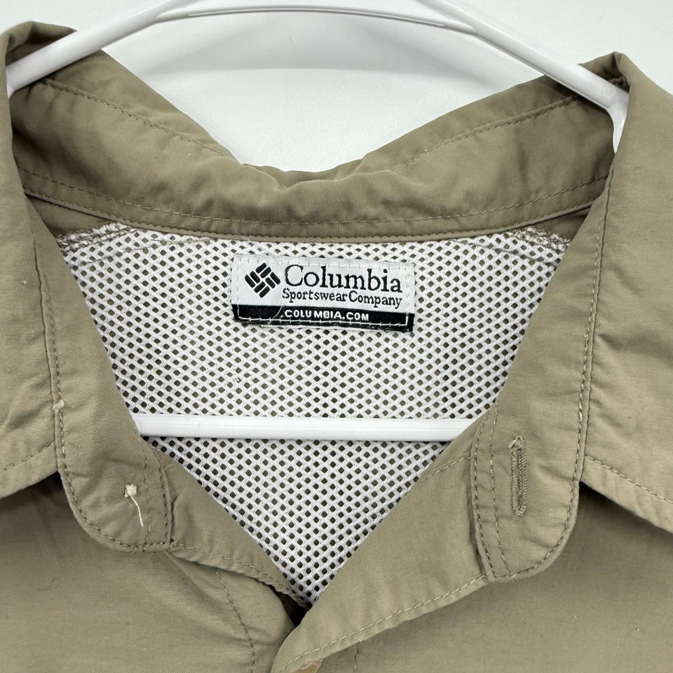 Camisa de pesca Columbia de manga larga para hombre omni sombra bronceada ventilada PFG talla XL Foto 2 de 4