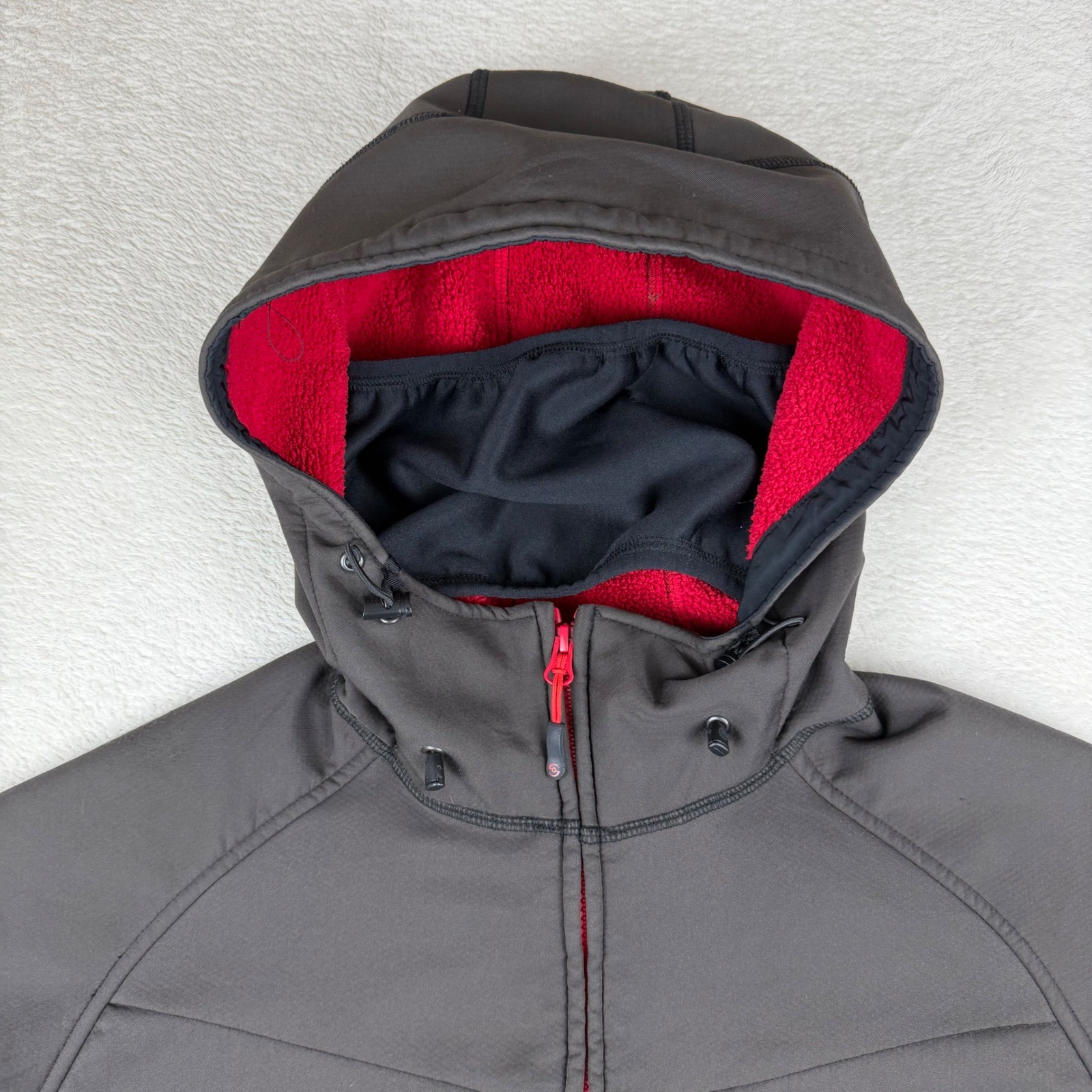 Loki Lined Softshell Brown/Red Mountain Jacket Me… - image 10