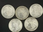 lot of 5 morgan silver dollars 2 1882 1-1882s 1-1902 O 1-1881s All Ms 🍒🍒🍒🔥🔥
