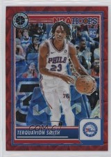 2023-24 Panini NBA Hoops Premium Stock Red Prizm /88 Terquavion Smith #50 6o3