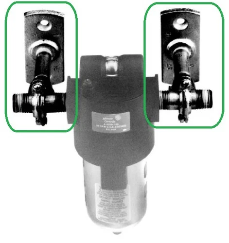 Johnson Controls A-4000-152 Universal Mounting Kit for A-4000 Filters, 3/8" 1/2"