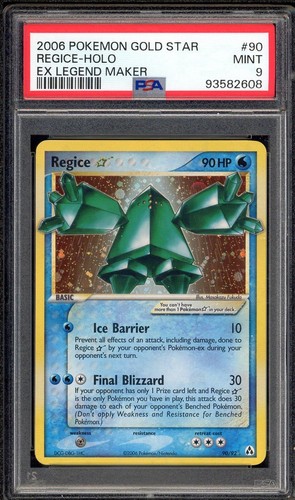 Regice ★ graded PSA 9 for sale on eBay