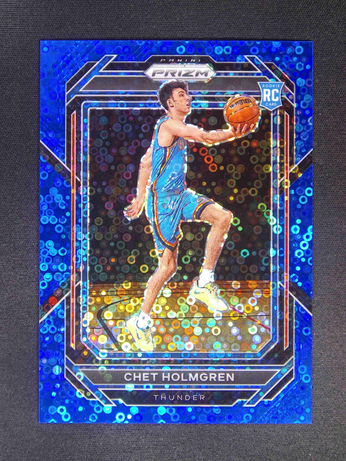 2022-23 Panini Prizm Chet Holmgren #266 RC Rookie Fast Break Blue /150