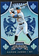 AARON JUDGE 2019 PANINI YANKEES CHRONICLES CRUSADE SILVER PRIZM #10 NM