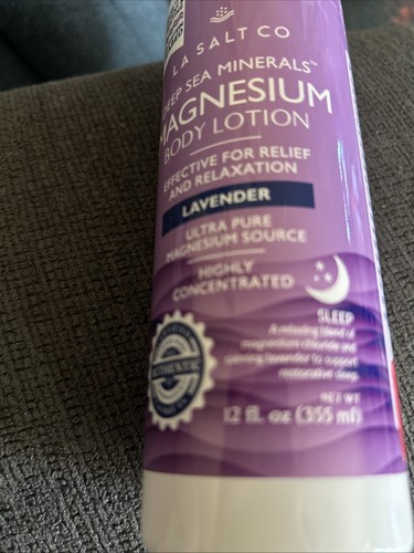 La Salt Co Deep Sea Minerals™ Magnesium Body Lotion - 12 fl oz •Lavender NEW - Picture 3 of 6