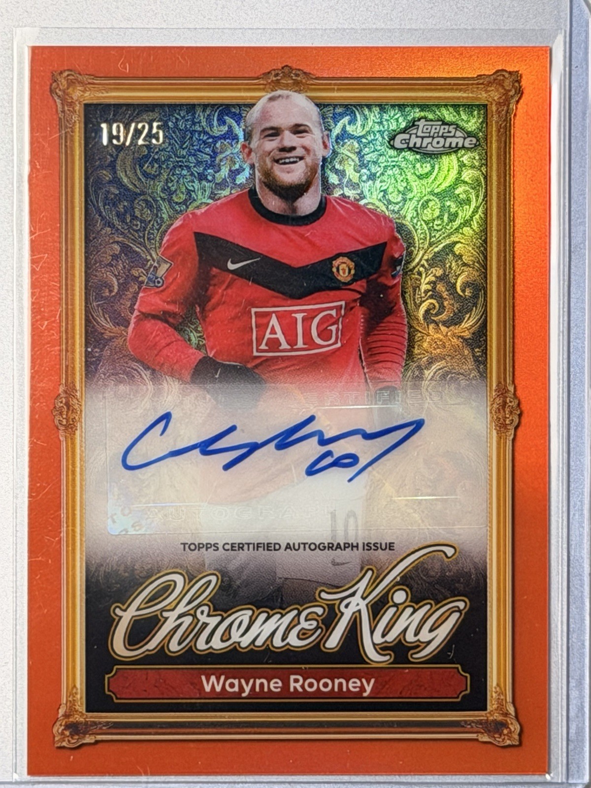 Wayne Rooney 2025 Topps Premier League #CKA-WR Chrome King