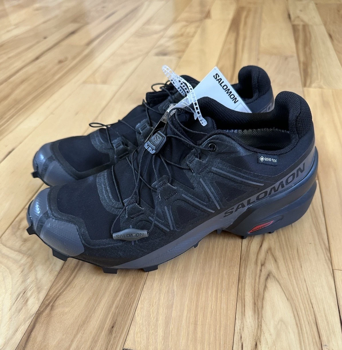 Scarpe da trail running Salomon Speedcross GTX Gore Tex da uomo nere 475690 USA 8