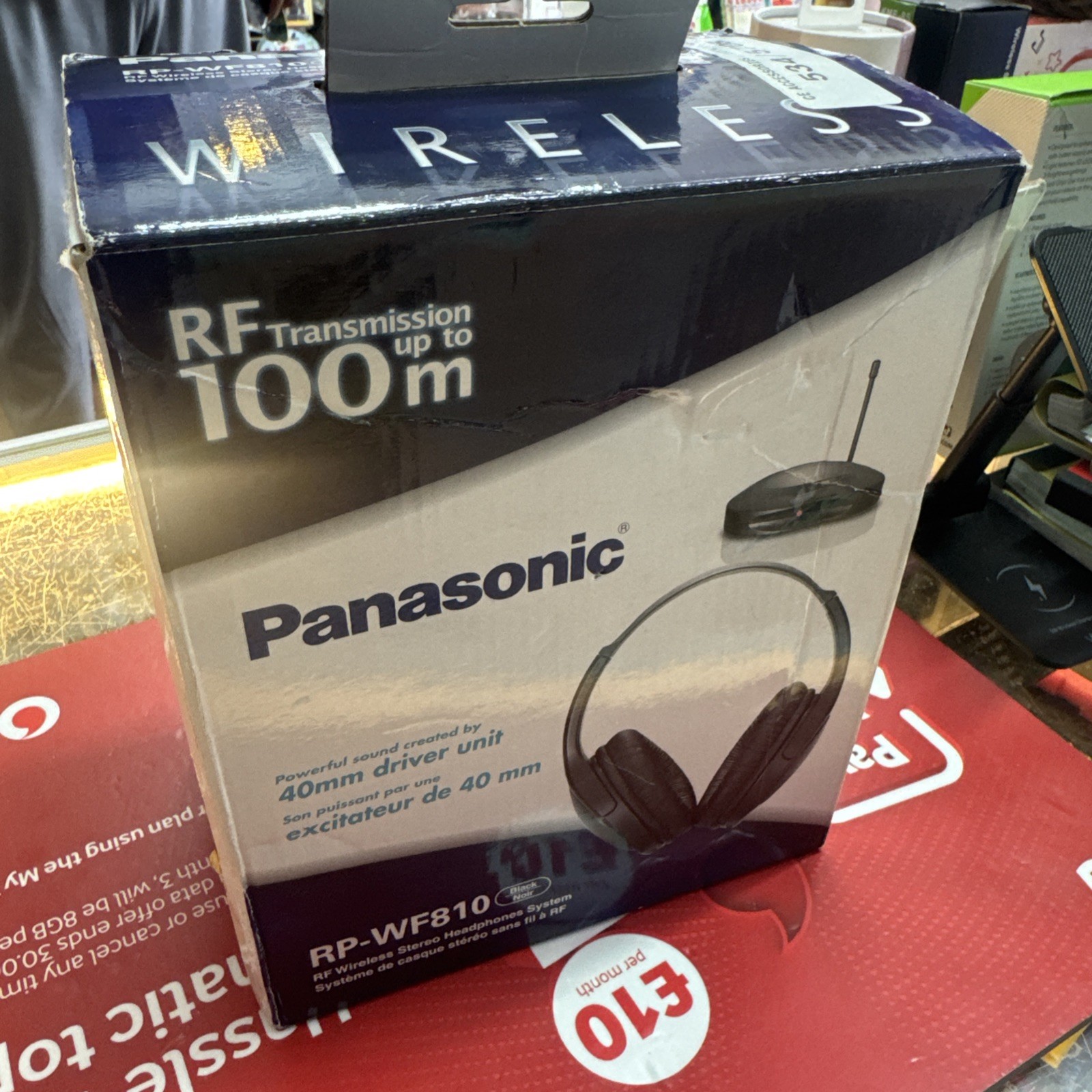 Panasonic RP-WF810 RF Wireless Stereo Headphones System