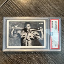 Bo Jackson 1990 Score #697 Bo Knows PSA 9 Royals Bat Shoulder Pads