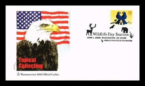 DR JIM STAMPS US COVER WILDLIFE DAY TOPICAL COLLECTING WORLD PHILATELIC EXHIBIT