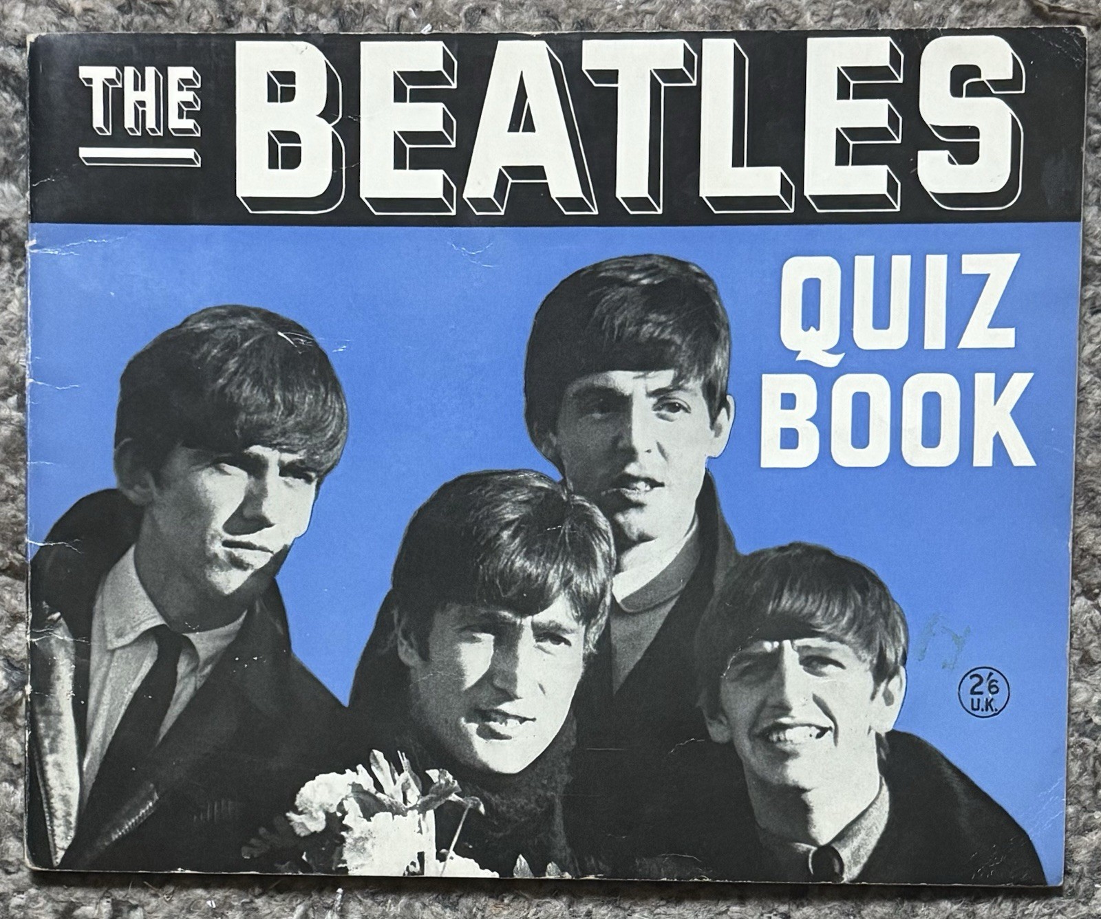 1964 The Beatles Quiz Book 2Nd Edition Very Good Condition
