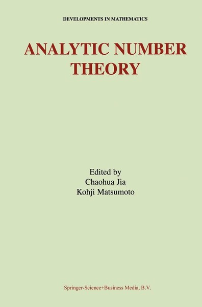 Chaohua Jia (U. A.) | Analytic Number Theory | Taschenbuch | Englisch (2010)-image