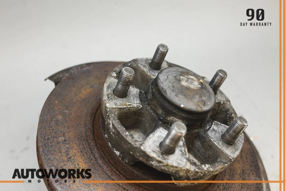 83-87 Porsche 944 eje delantero derecho nudillo buje de rueda con rotor OEM Foto 4 de 4