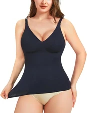 LODAY Women's Compression Tummy Control  Tank Top Shapewear XXL (B21)