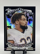 2022 Leaf Metal Draft Silver Mojo Kyren Williams RC # P-KW1 Los Angeles Rams