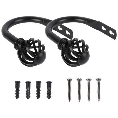 Vintage Curtain Tiebacks Fixator Decor Shower Curtains Hooks eBay