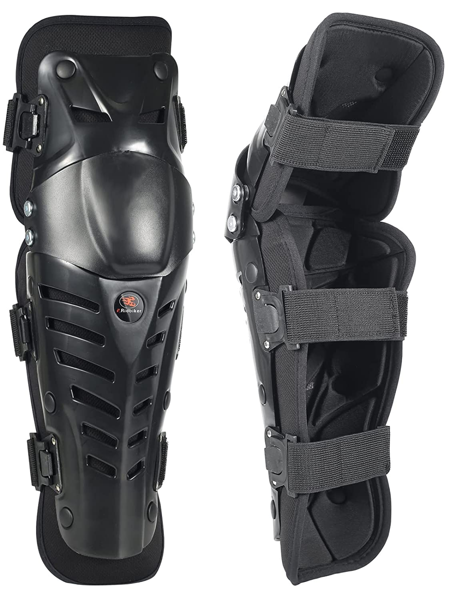 Motorcycle Knee Shin Guard Long Leg Pads Crashproof