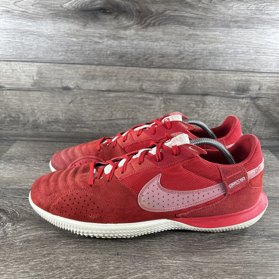 Nike Streetgato Soccer Shoes Mens Size 12 University Red/White/Sail