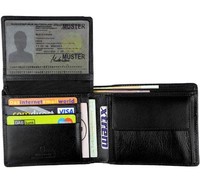 Chiemsee Herren GeldböRse LederquerböRse Geldbeutel Portemonnaie Brieftasche Neu