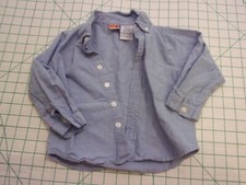 Vintage McDonald's McKIDS Uniform Shirt Size 2TLight Blue Long Sleeve Cotton