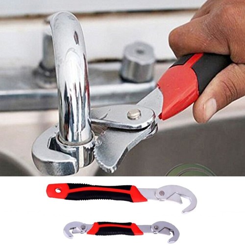 High-carbon Steel Quick Automatic Spanner Non-slip Key Pipe Wrench Plumber - Picture 4 of 15