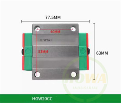 1/Piece NEW HIWIN Linear Guide Square Slider HGW20CC | eBay