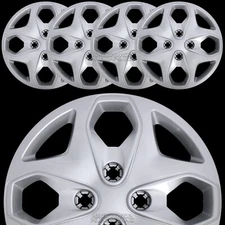 4 New fits 2011-2019 Ford Fiesta 15" Wheel Covers Hub Caps Full Rim Tire Hubs 