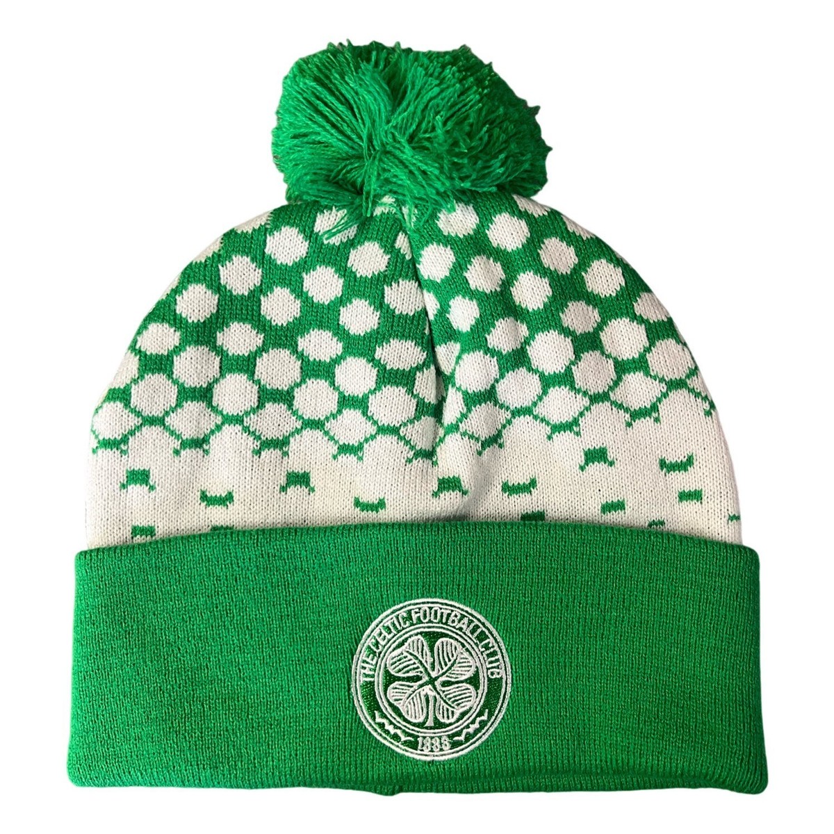 Celtic FC Official Fade Bobble Hat CFC Gift UK