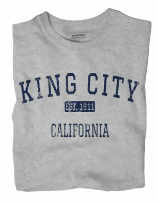 King City California CA T-Shirt EST