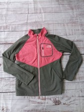 The North Face Jacket Girls Large Black Fleece Denali Full Zip Up Pocket Outdoor